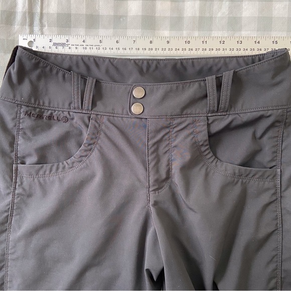 Merrell aeroblock trousers stretch pants 6 grey charcoal adventure-ready hicking - Picture 12 of 15